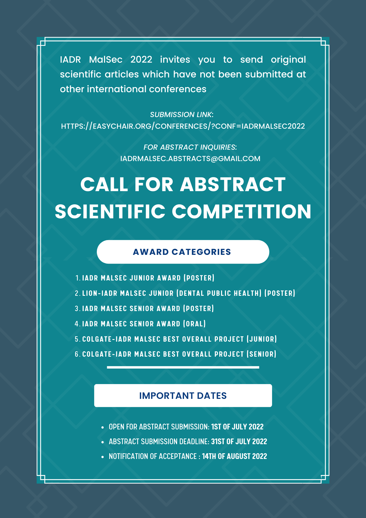 Flyer IADR-Malsec 2022 Page 2